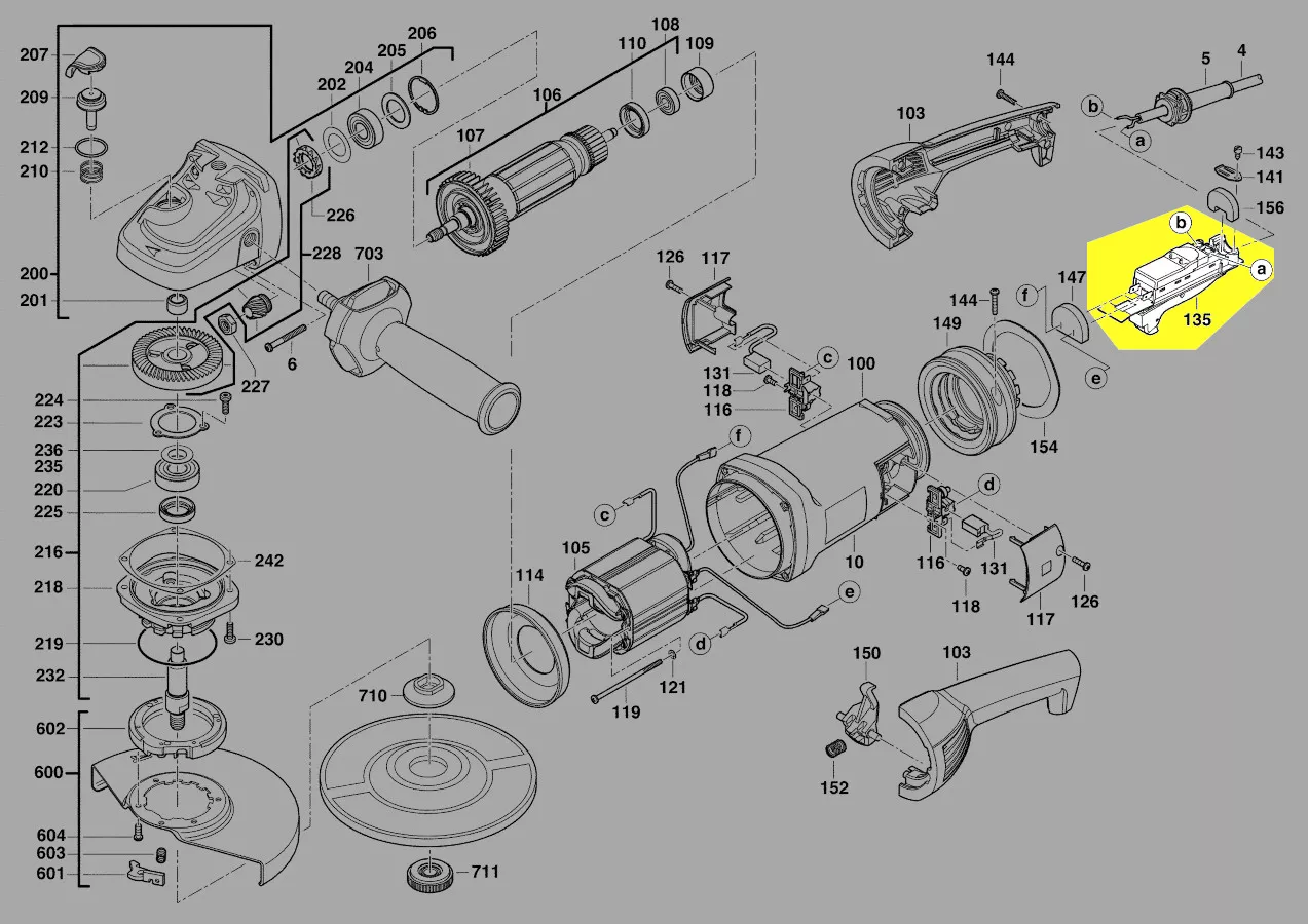 Interrupteur marche-arrêt réf. 4931476614 AEG